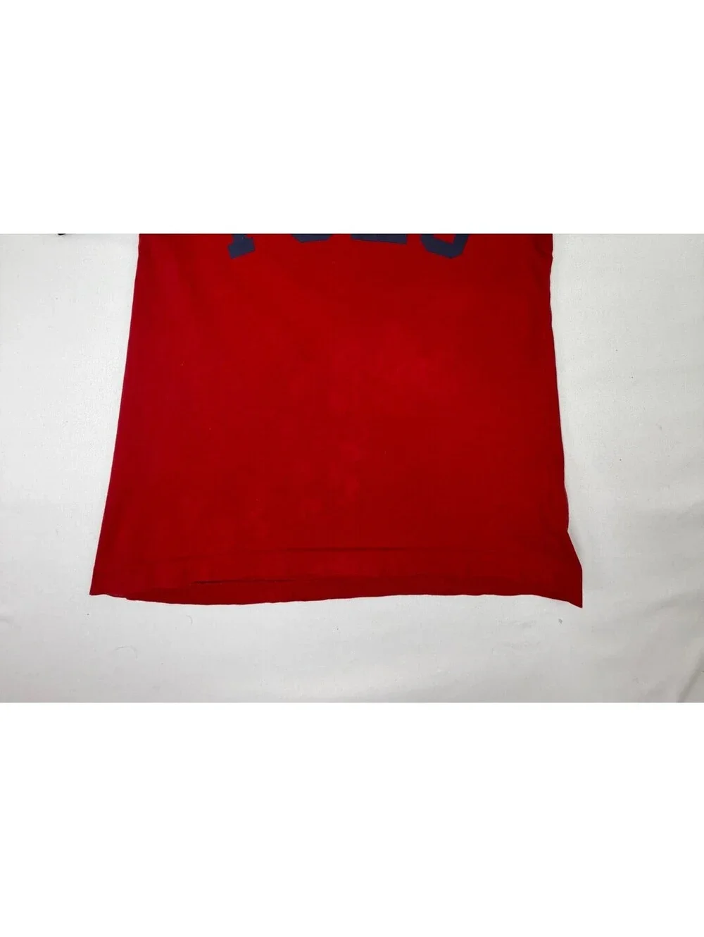 Polo Ralph Lauren Boy's T-Shirt Short Sleeve Cotton Colorblock Size S Red Blue